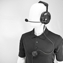 Casque anti-bruit avec micro et bouton PTT pour smartphones radios Telox